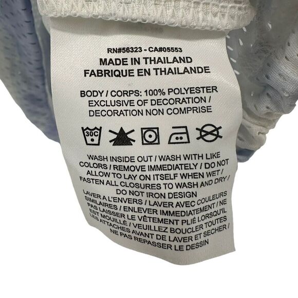 Nike Icon Clash Mesh Crop Top Purple Tie Dye Boxy Relaxed Size M Drawstring Hem - Picture 8 of 8